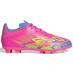 adidas JR F50 League Firm-Multi Ground Soccer Cleats - Mystic Victory Pack (SP25) (Side 1)