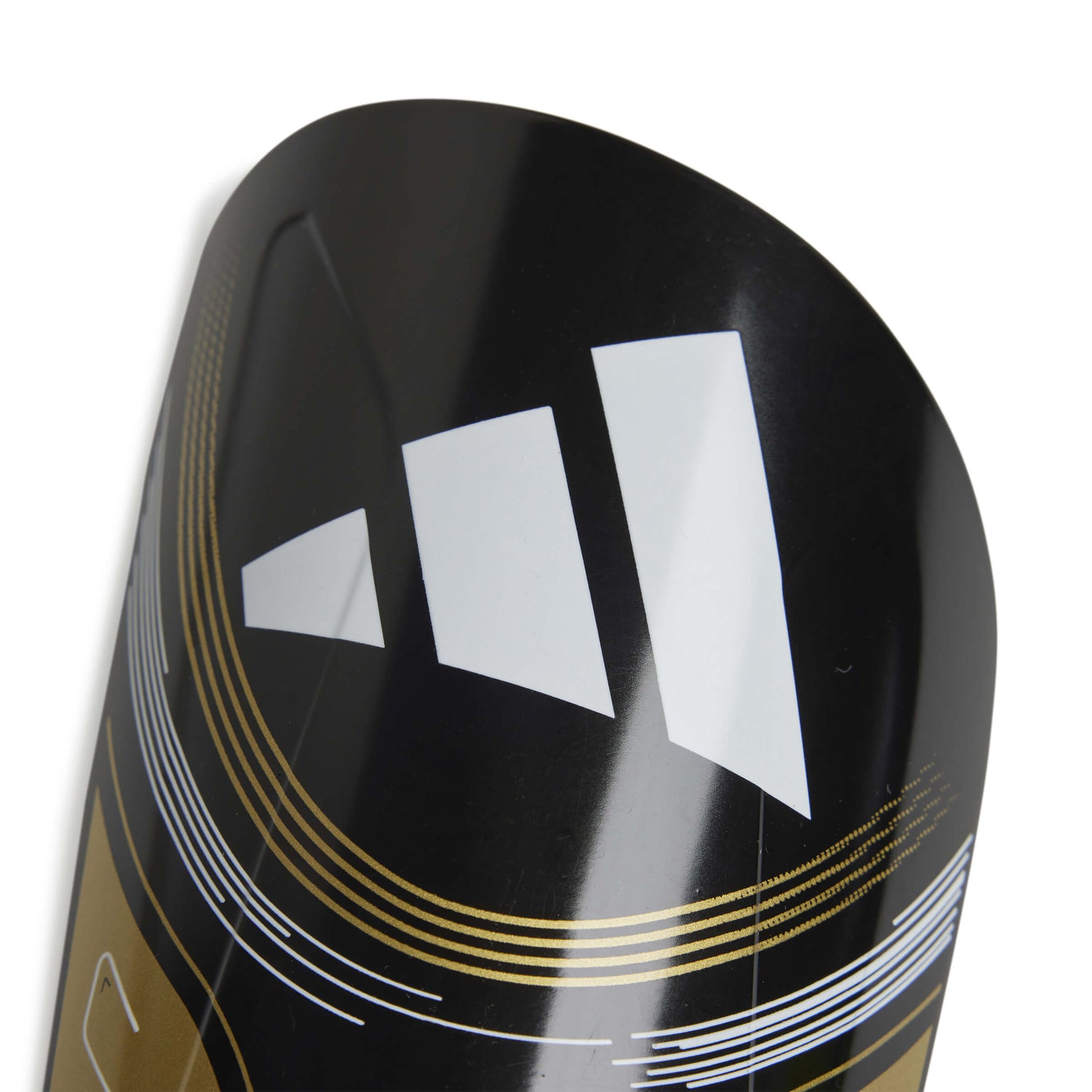 adidas Messi Club Shin Guards Core Black / Gold Metallic / White (Detail 1)