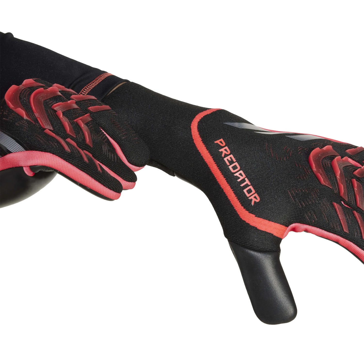 adidas Predator GL Pro Goalkeeper Gloves Black / Black / Lucid Red (Detail 1)