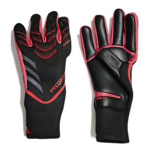 adidas Predator GL Pro Goalkeeper Gloves Black / Black / Lucid Red (Pair)