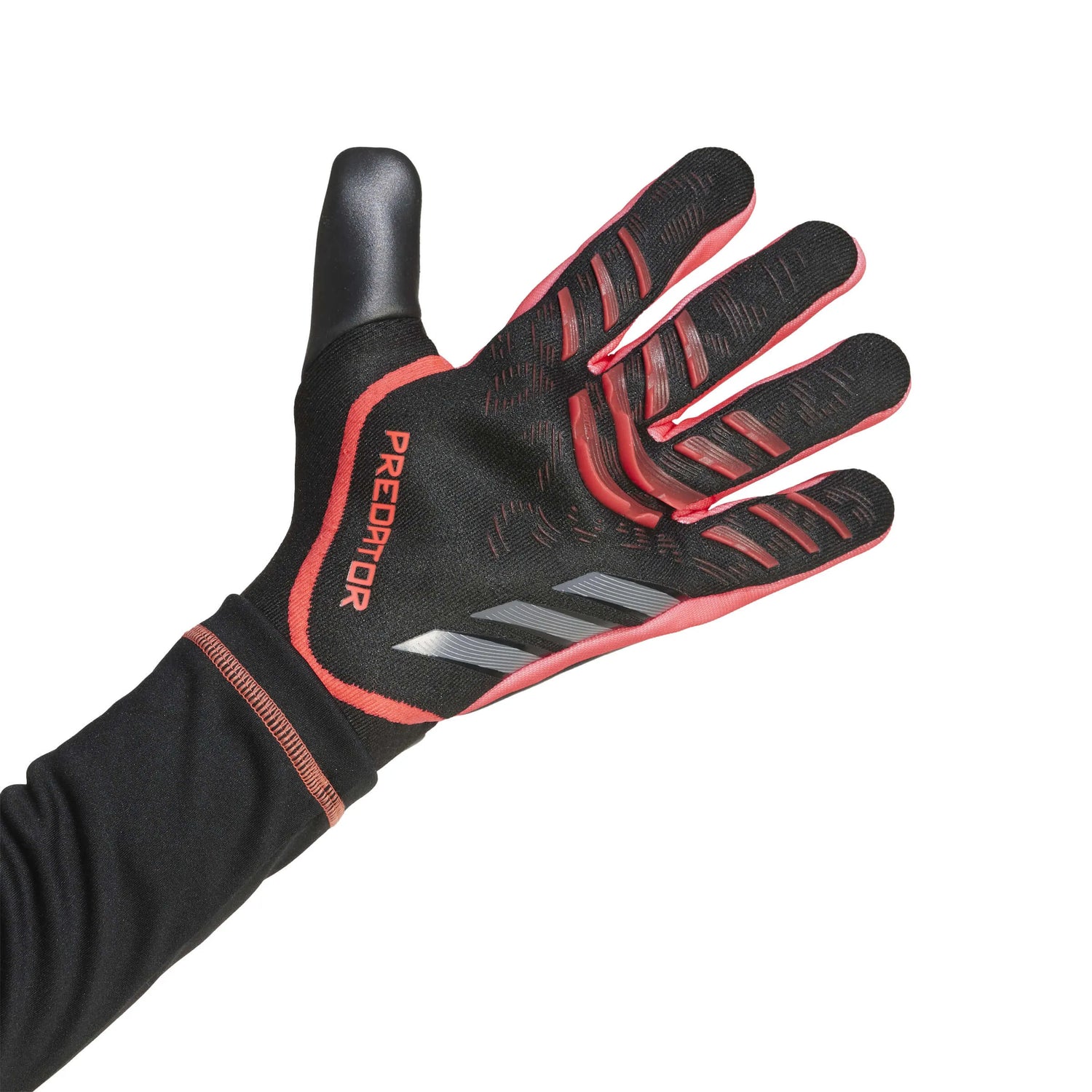 adidas Predator GL Pro Goalkeeper Gloves Black / Black / Lucid Red (Single - Outer)