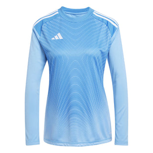 adidas Tiro 25 Women's Competition Long-Sleeve Goalkeeper Soccer Jersey Blue Burst (Front)