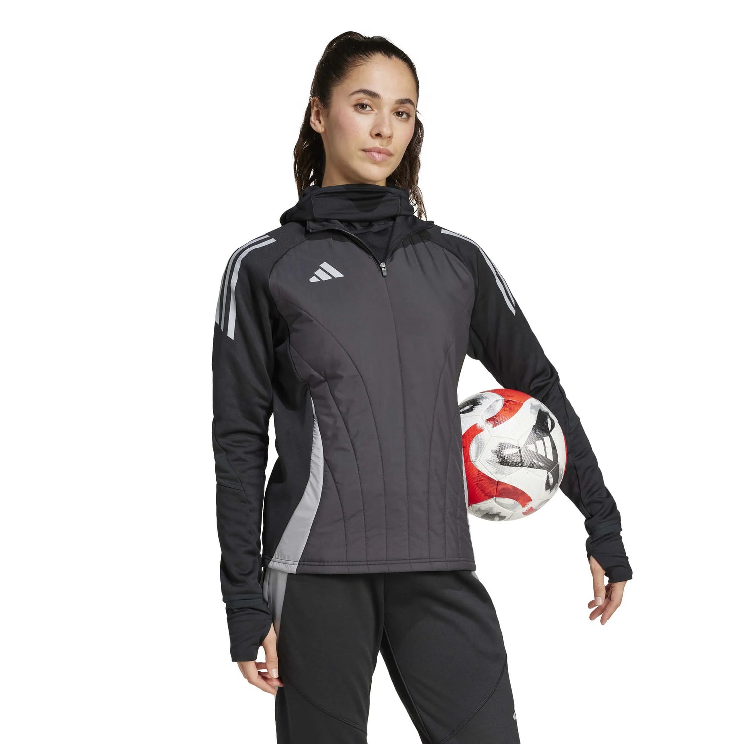 adidas Women's Tiro 24 Competition Winterized Top (Model - Side)