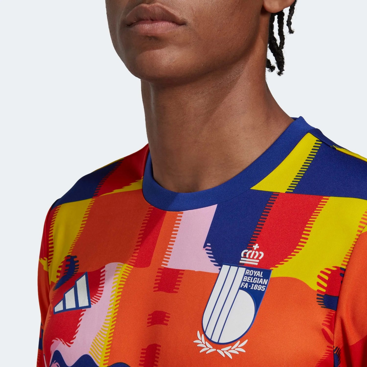 adidas 2022-23 Belgium Pre-Match Jersey (Detail 1)