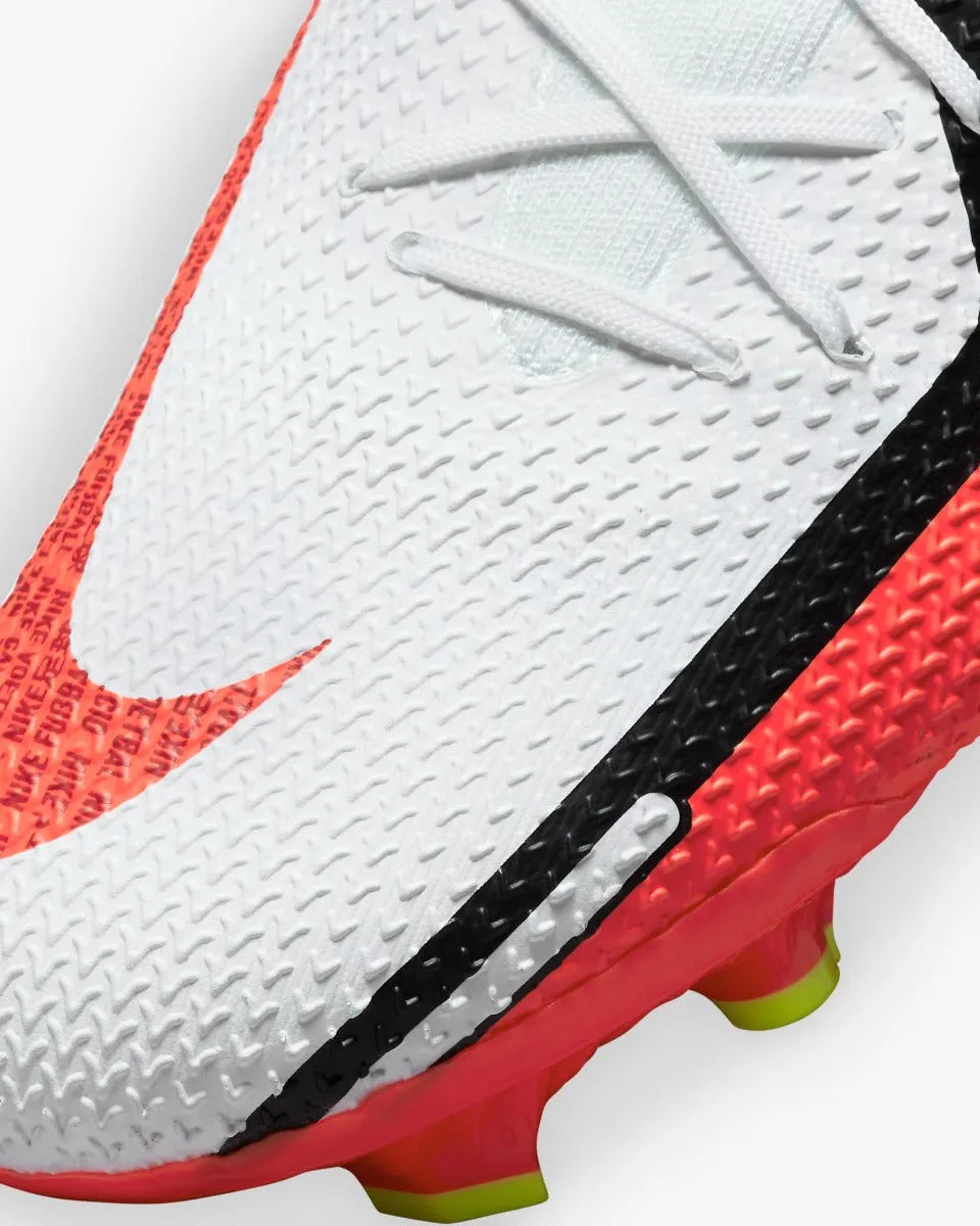 Nike Phantom GT2 PRO FG - White-Volt-Crimson (Detail 2)