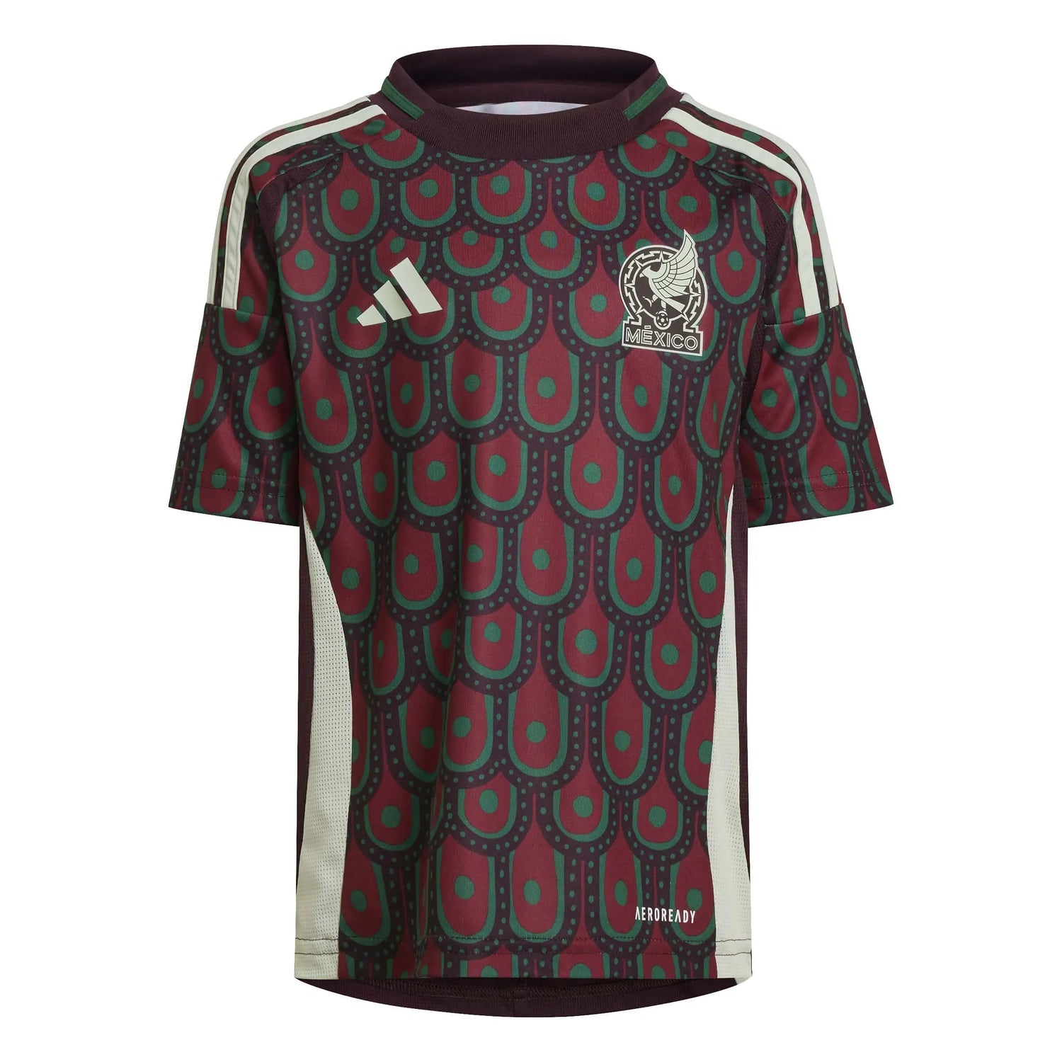 adidas 2024-25 Mexico Mini Kit Stadium Home Jersey (Jersey - Front)