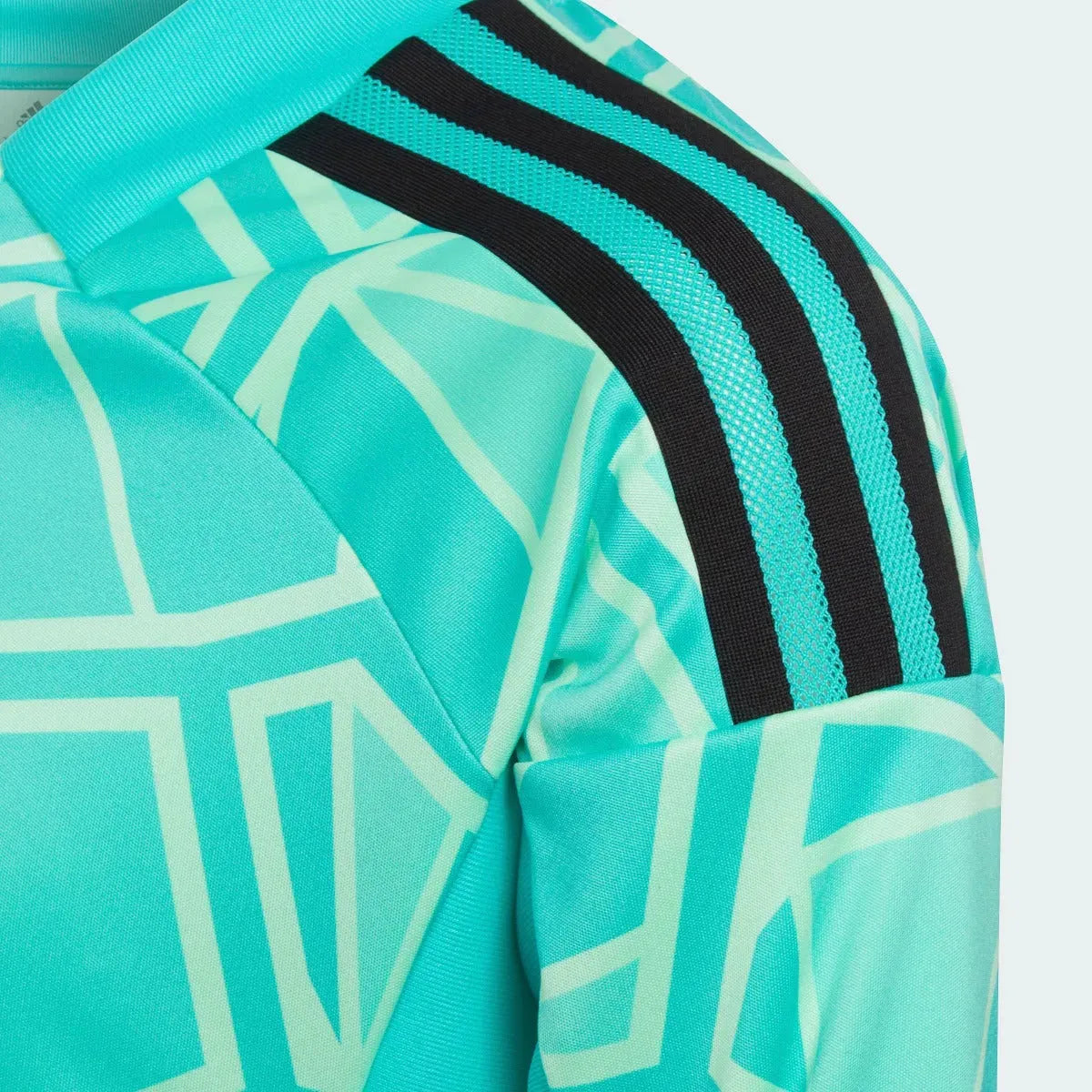 adidas Condivo 22 Youth Goalkeeper Long Sleeve Jersey - Mint Rush (Detail 2)