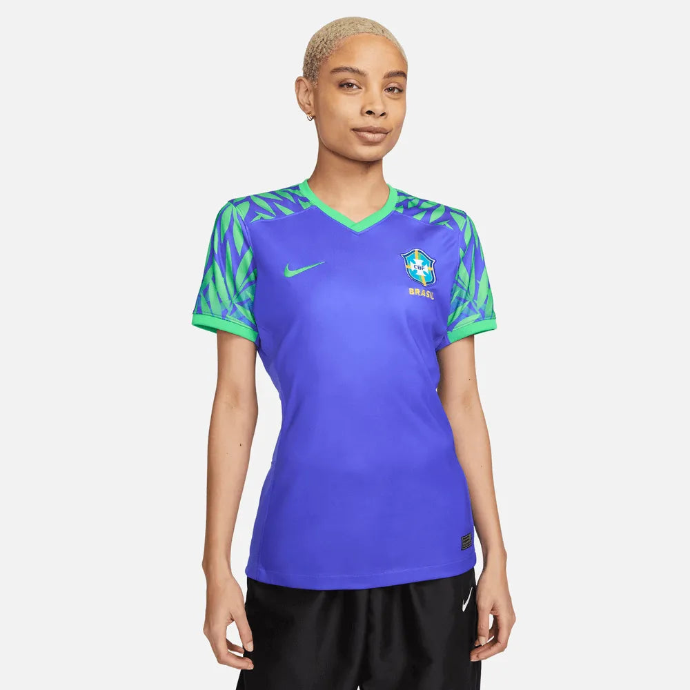 Nike 2023-24 Brazil Women's Stadium Away Jersey (Model - Front)