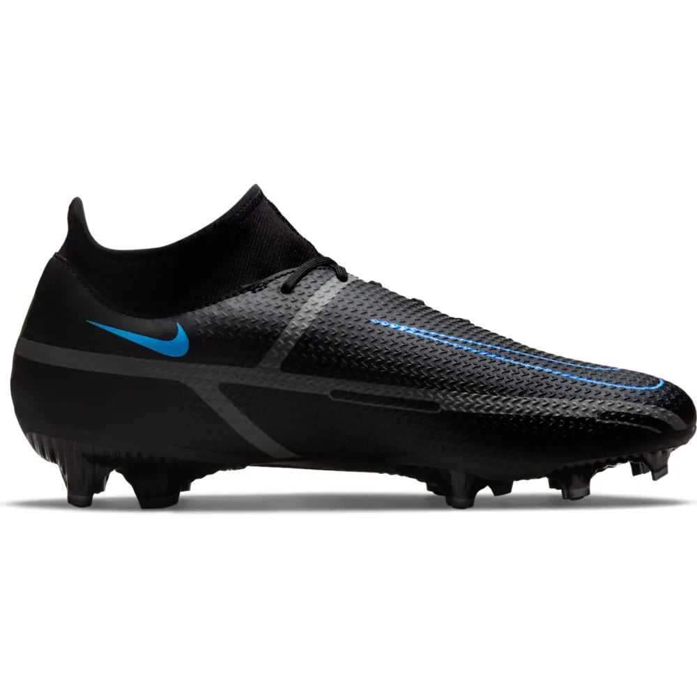 Nike Phantom Gt2 Academy DF FG-MG - Black-Blue (Side 2)