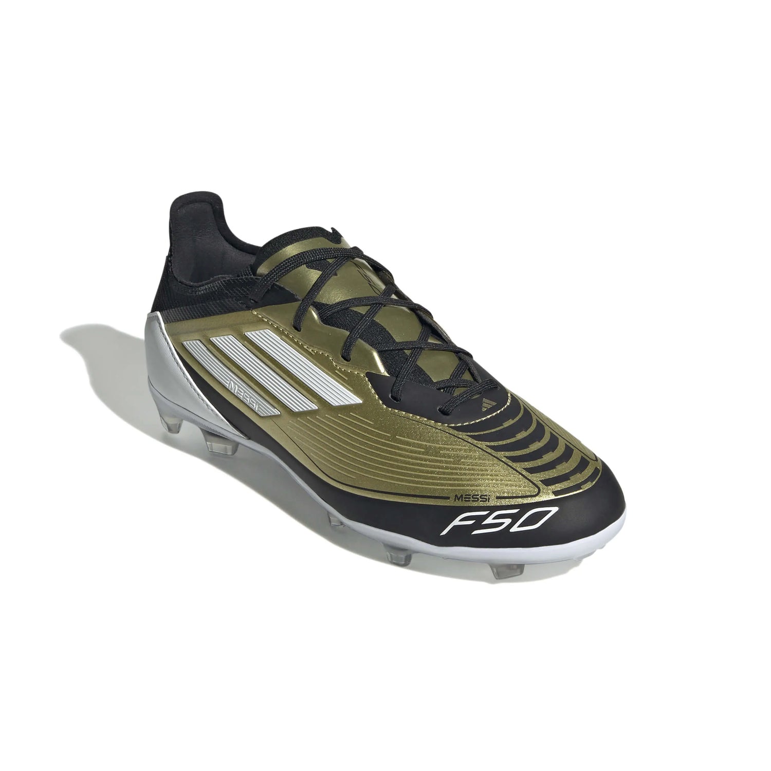 adidas Messi Youth F50  Pro FG - Truinfo Dorado (FA24) (Lateral - Front)