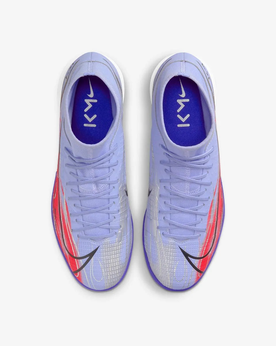 Nike Superfly 8 Academy KM IC - Light Thistle-Bright Crimson (Pair - Top)