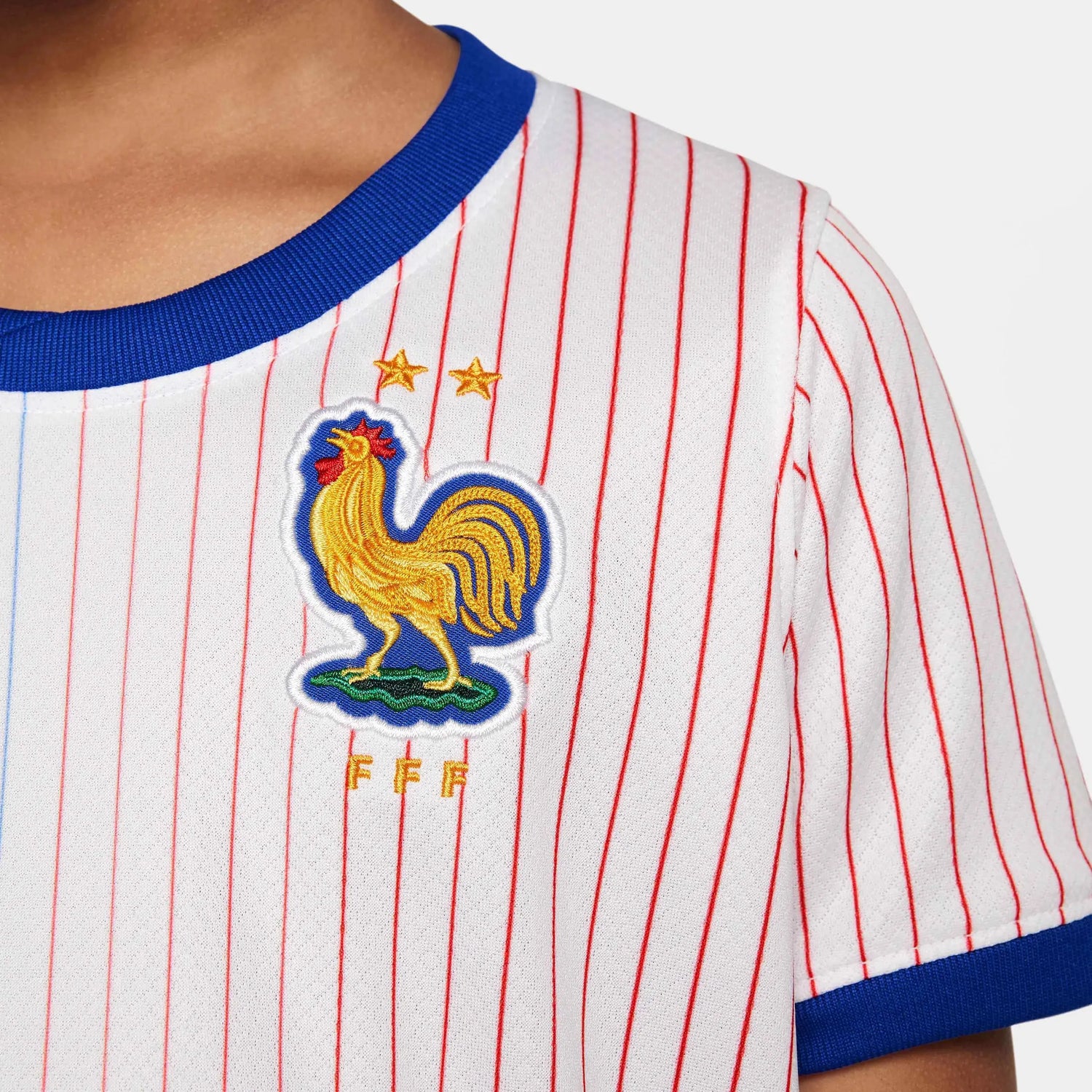 Nike 2024-25 France Kids Stadium Away Kit (Detail 2)