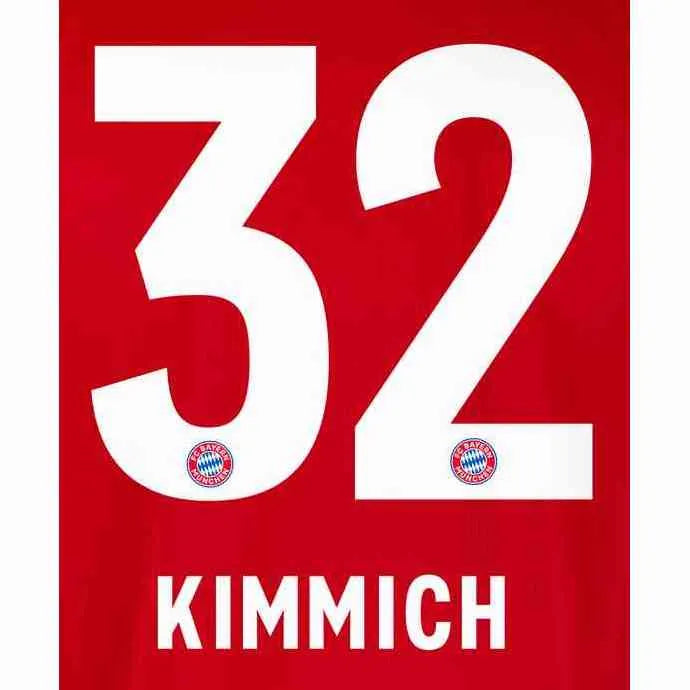 Bayern Munich 2019/21 Home Kimmich #32 Jersey Name Set (Main)