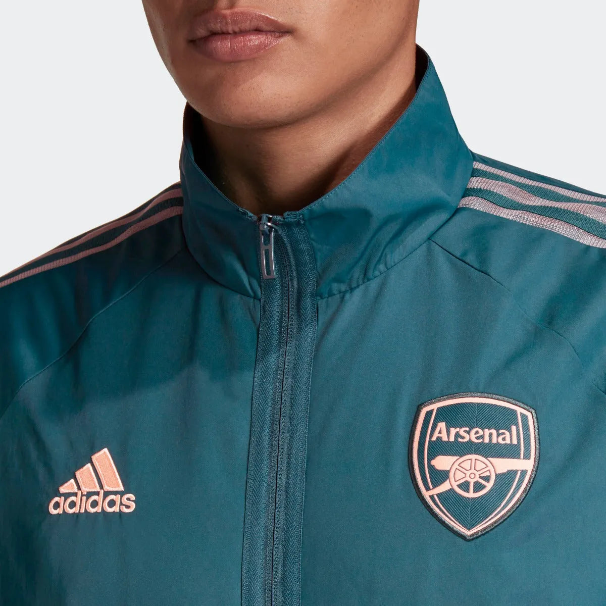 Adidas 2020-21 Arsenal Anthem Jacket - Rich Green