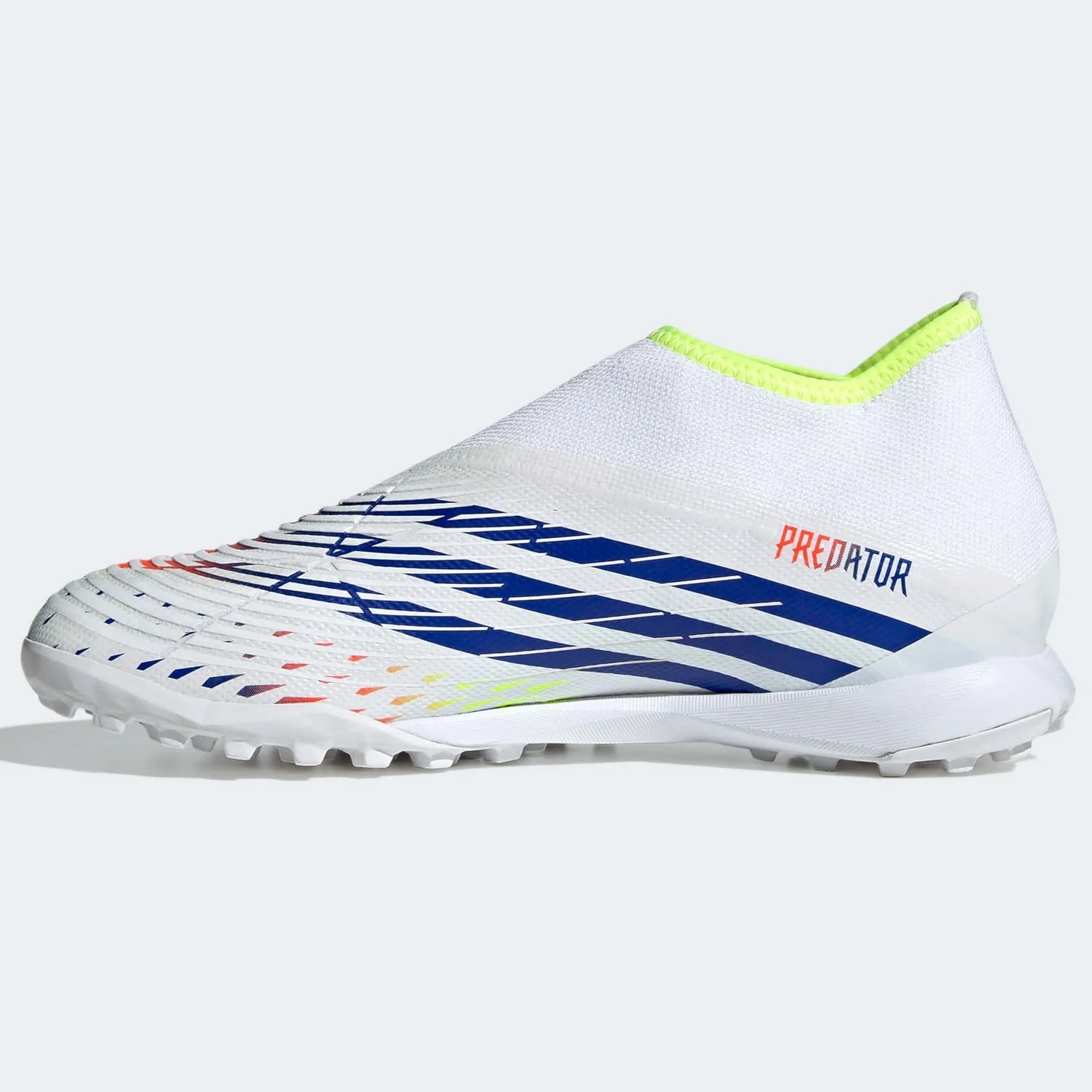 adidas Predator Edge.3 LL Turf - White-Yellow-Blue (Side 2)