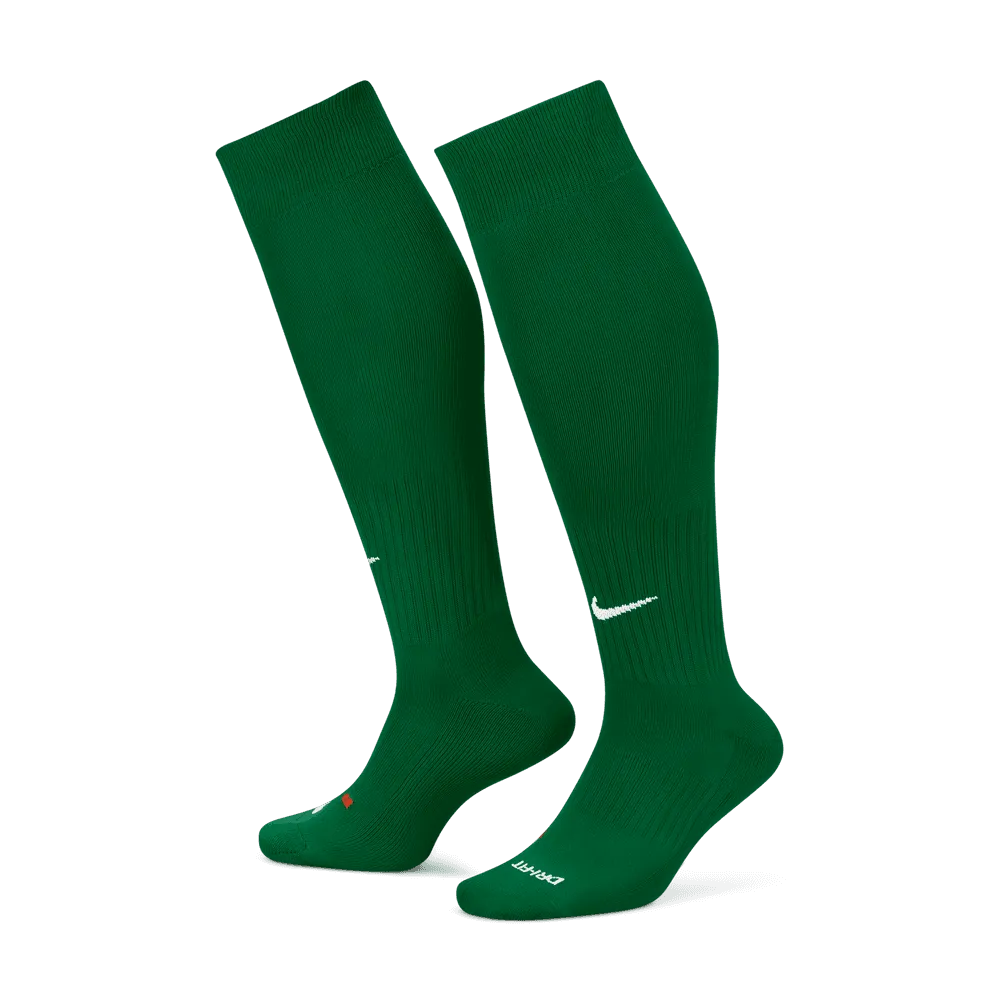 Nike Classic Knee-High Socks Green (Pair - Lateral)