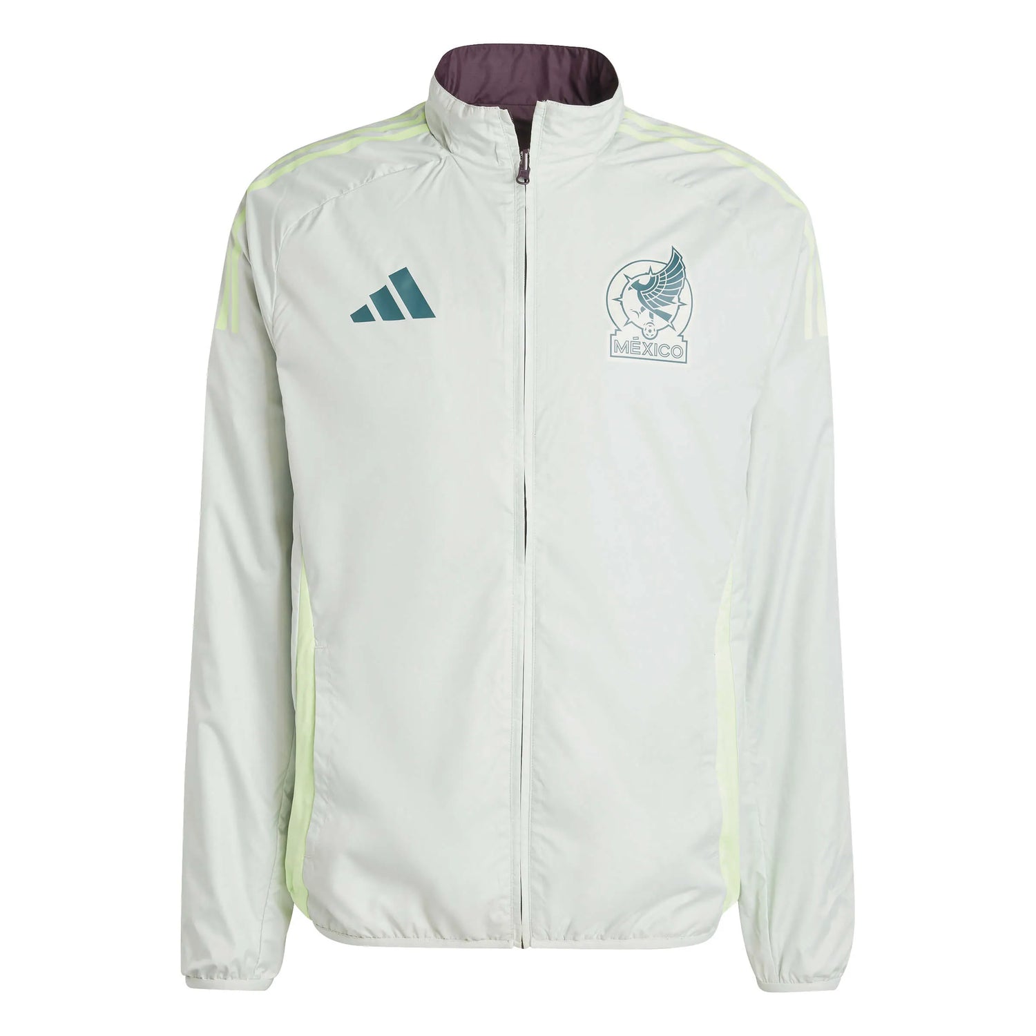 adidas 2024-25 Mexico Men's Anthem Jacket (Front - Reverse)