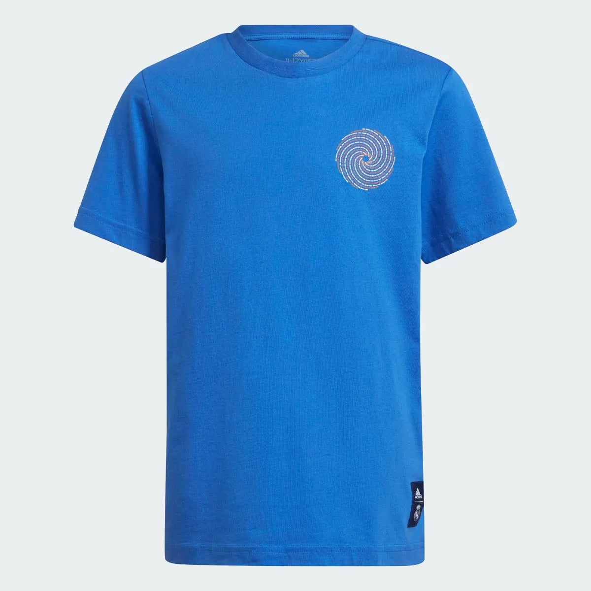 Adidas 2021-22 Real Madrid Youth Tee - Hi Res Blue