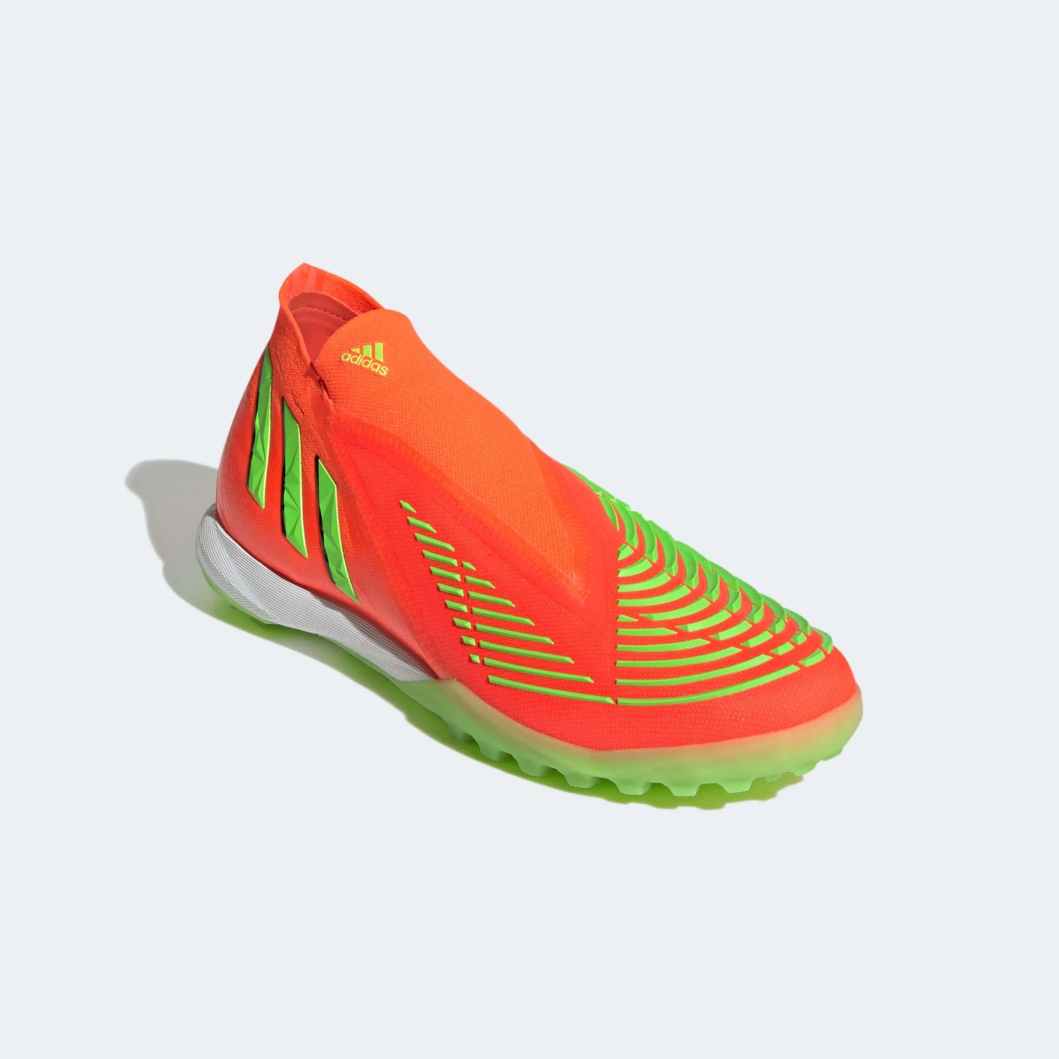 adidas Predator Edge .1 Turf - Solar Red-Solar Green (Diagonal 1)