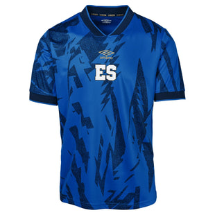 Umbro 2023-24 El Salvador Home Jersey - Blue-Black (Front)