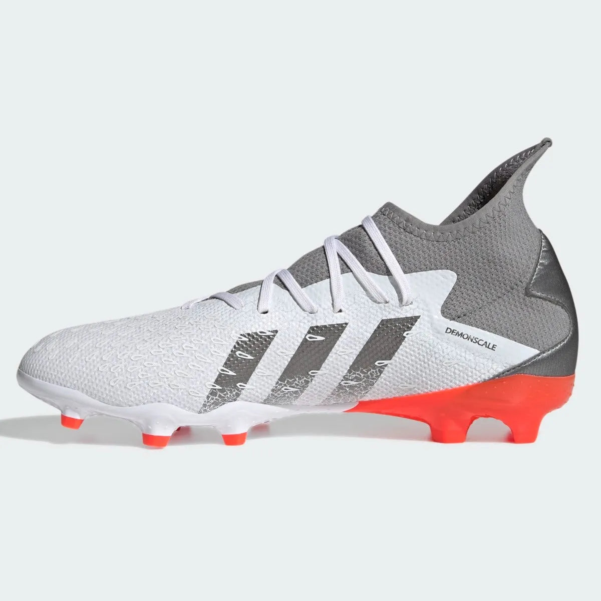 Adidas Predator Freak .3 FG - White-Iron Metallic (Side 2)