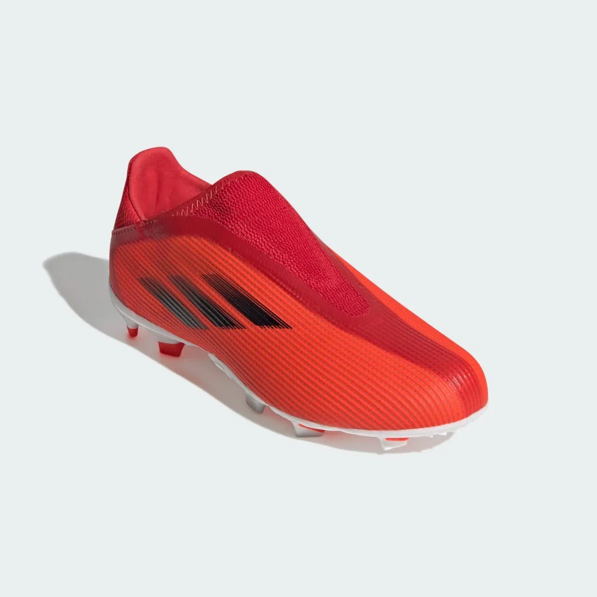 Adidas JR X Speedflow .3 Laceless FG - Red-Black (Diagonal 1)