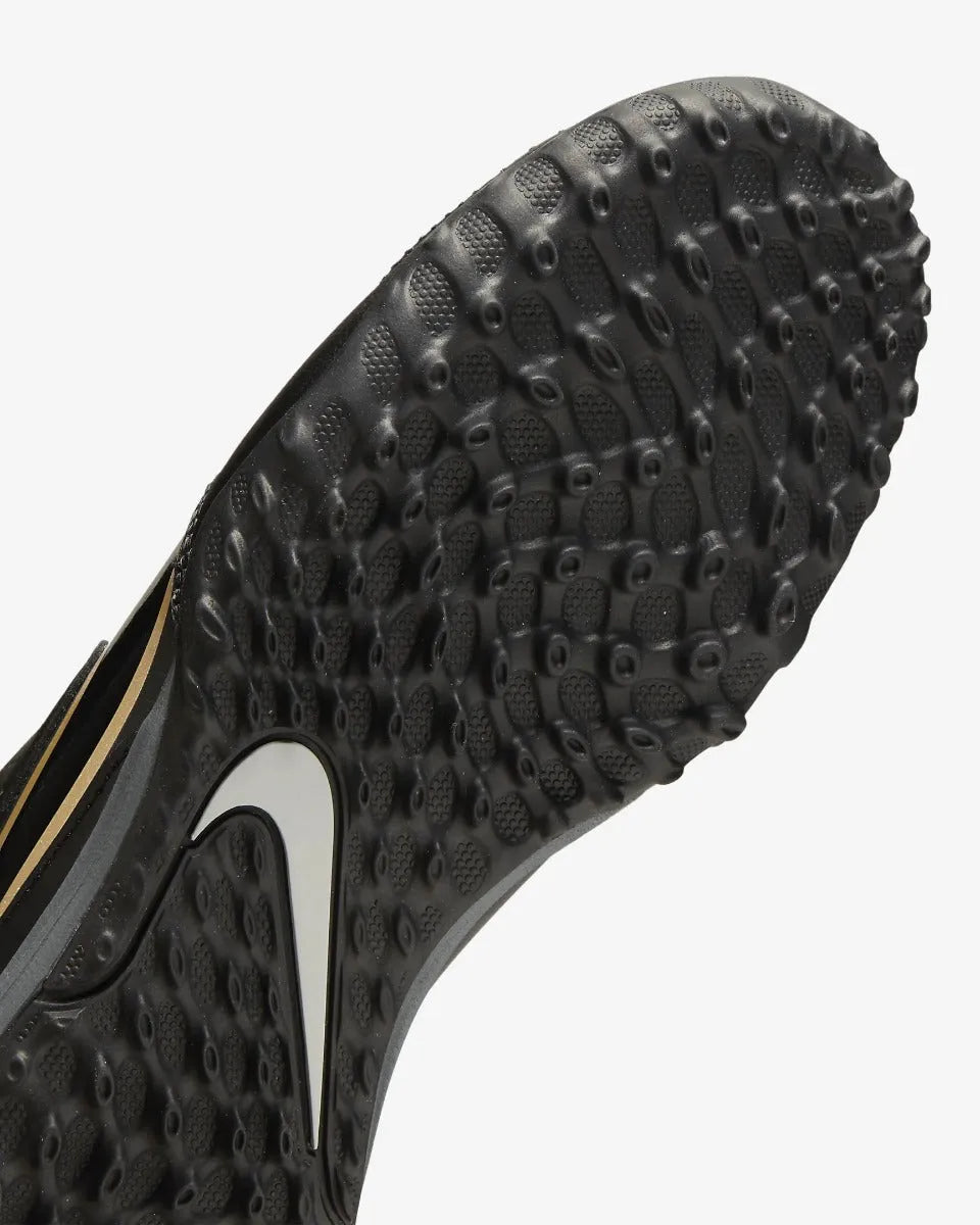 Nike JR Legend 9 Academy Turf - Black-Dark Grey-Gold (Detail 1)