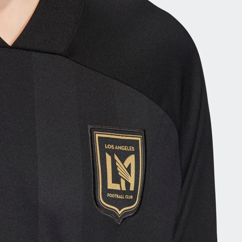 adidas LAFC Long-Sleeve Home Jersey 2020-21- Black-Gold