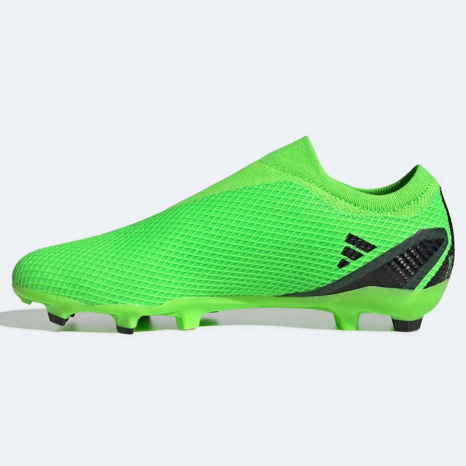 adidas X SpeedPortal .3 Laceless FG - Solar Green-Black (Side 2)