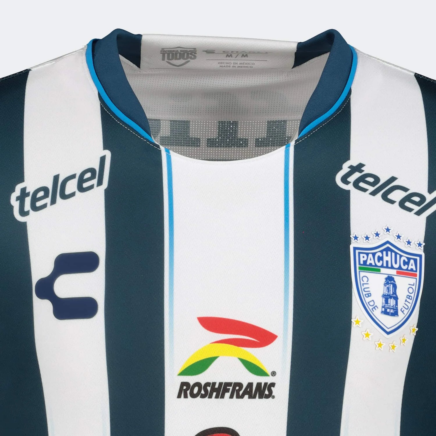 Charly 2023-24 Pachuca Men's Stadium Home Jersey (Detail 1)