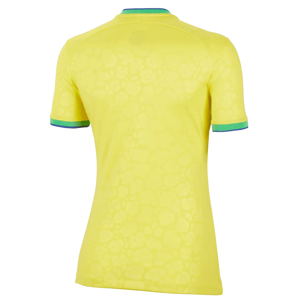 Nike 2022-23 Brazil Women's Home Jersey - Yellow (Back)