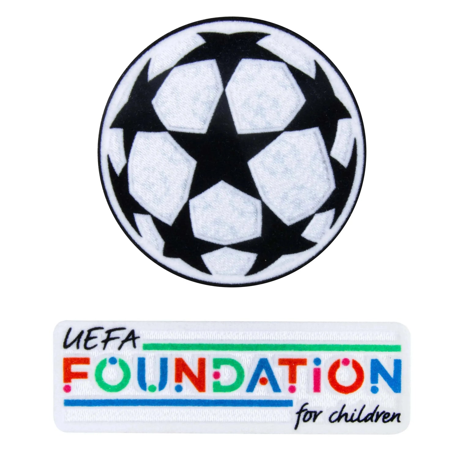 2024- UCL Starball + UEFA Foundation Patch Set