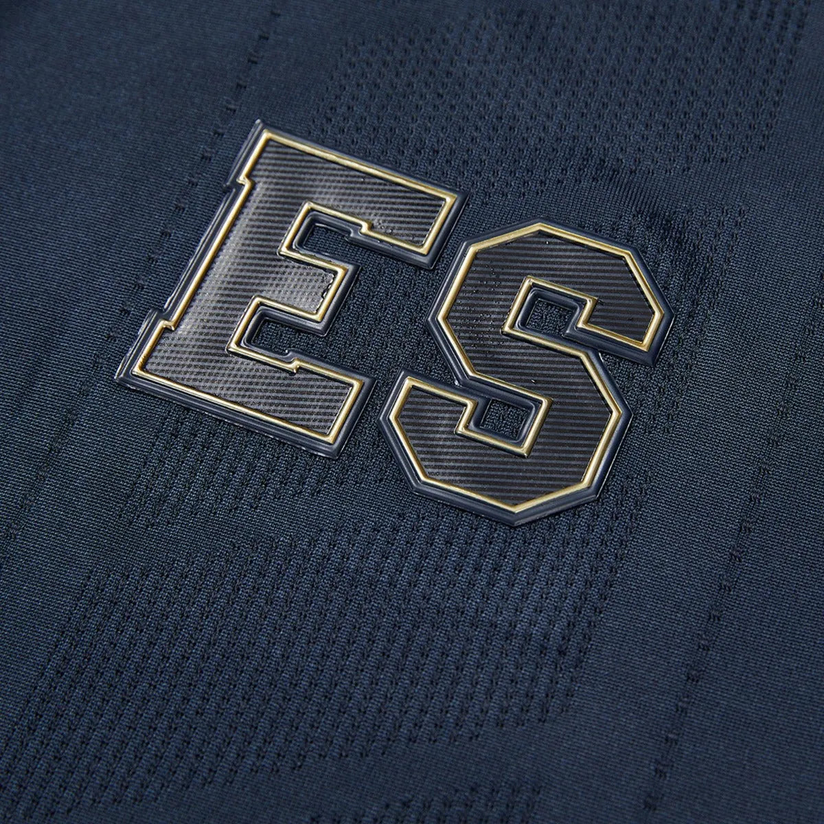 Umbro 2022 El Salvador Third Jersey - Navy-Gold (Detail 3)