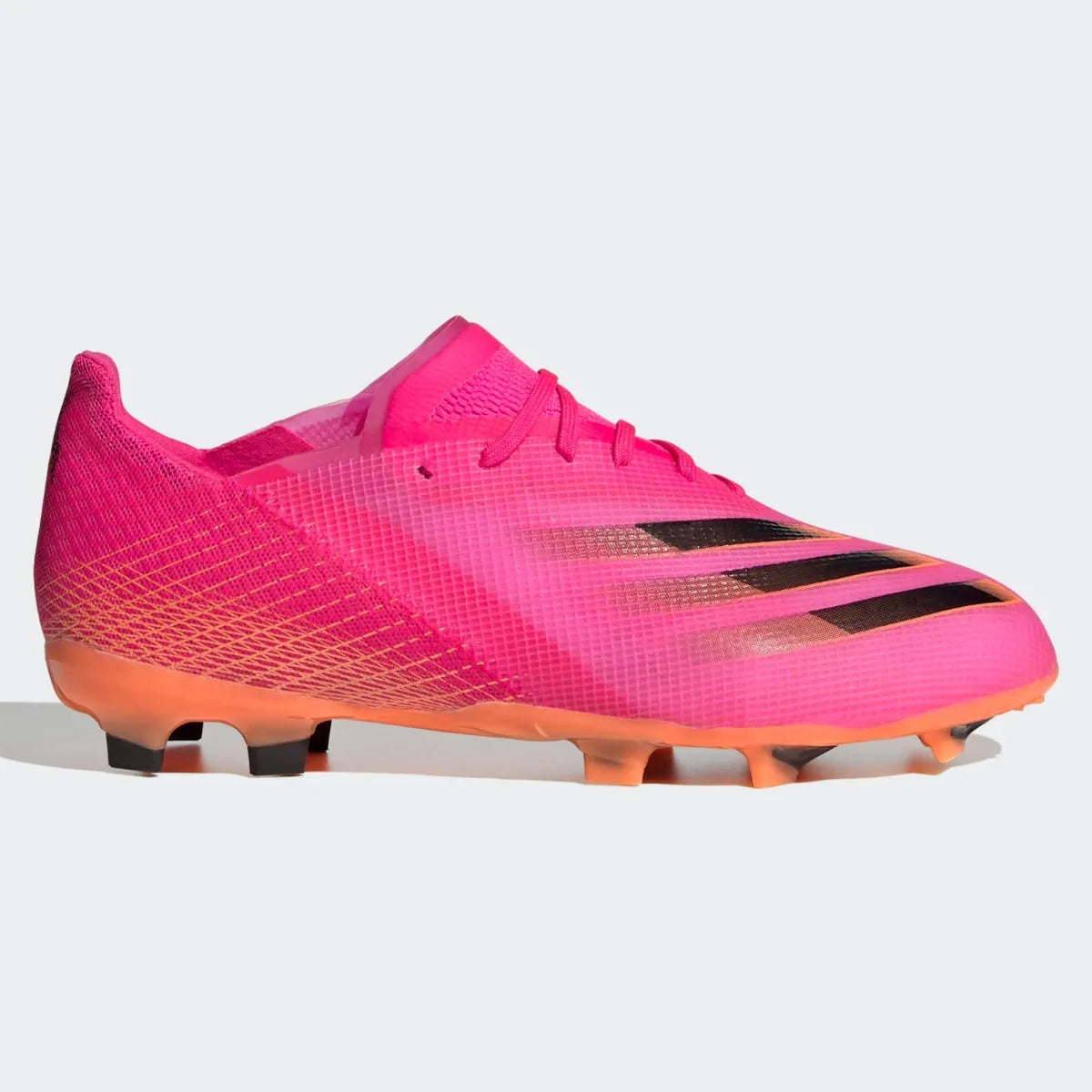 Adidas JR X Ghosted .1 FG - Pink-Black-Orange (Side 1)