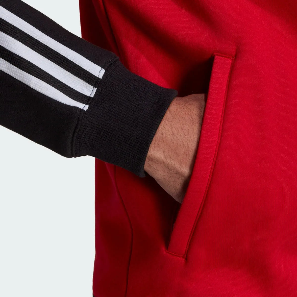 Adidas 2022 Manchester United  Tiro 21 Anthem Jacket  - Red-Black (Detail 2)