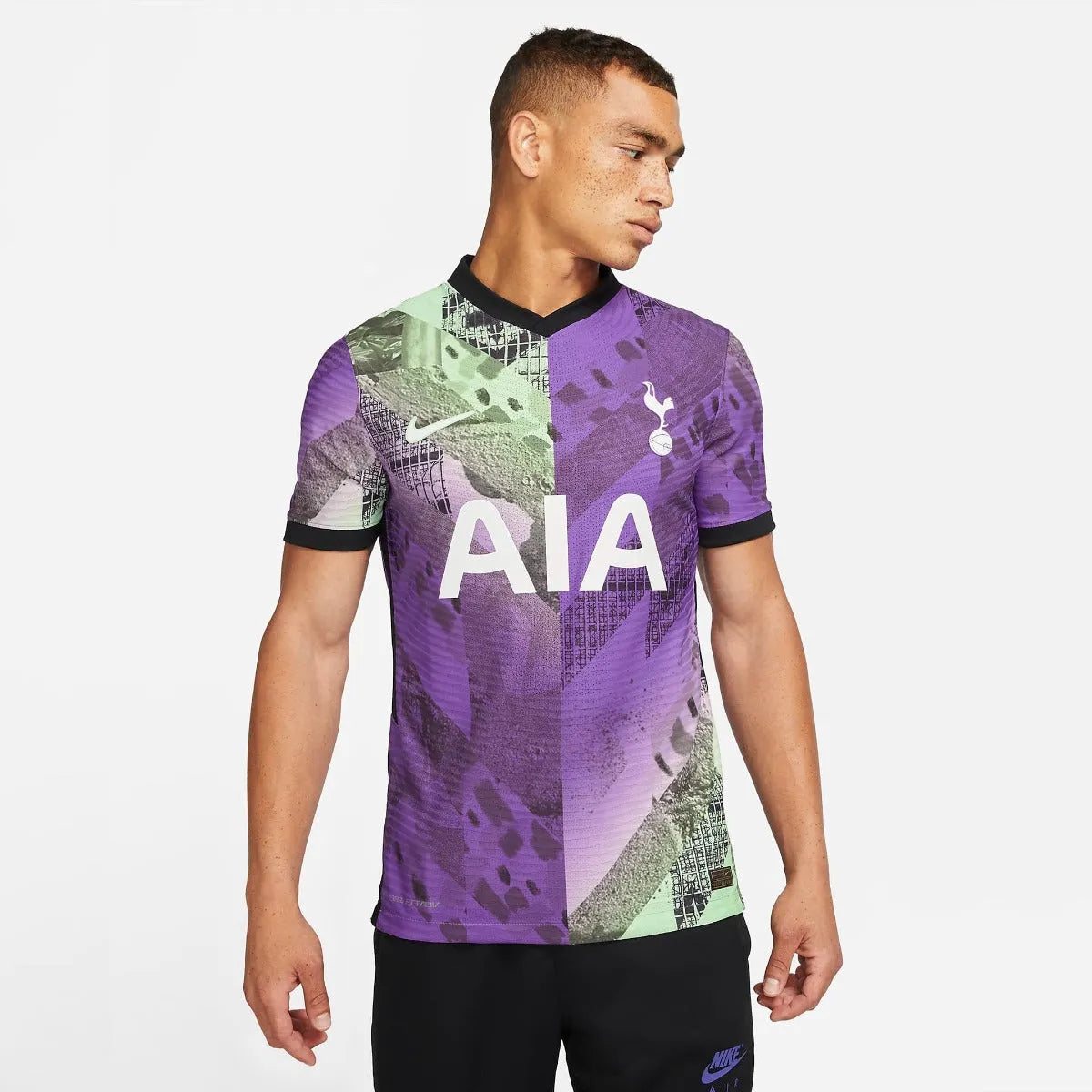 Nike 2021-22 Tottenham Third ADV Match Jersey - Wild Berry-Black-White