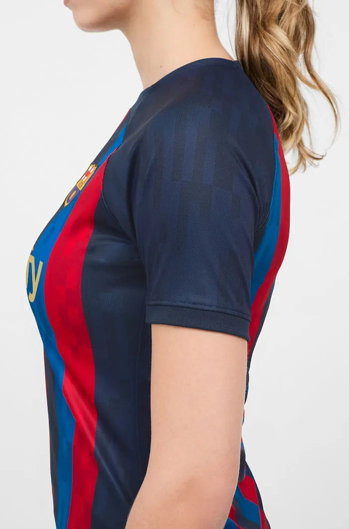 Nike 2022-23 FC Barcelona Women's Stadium Home Jersey (Detail 1)