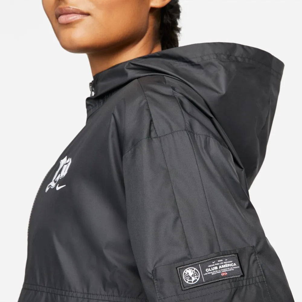 Nike 2021-22 Club America Women NSW Woven jacket - Black (Detail 2)