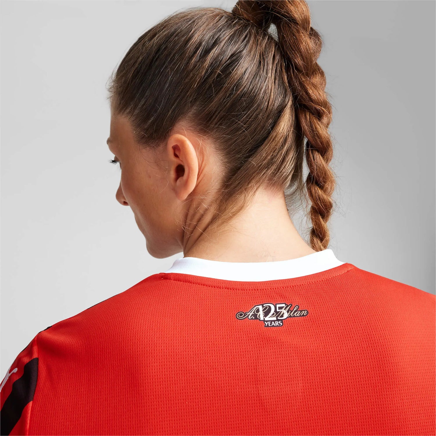 Puma 2024-25 AC Milan Women's Stadium Home Jersey (Detail 2)