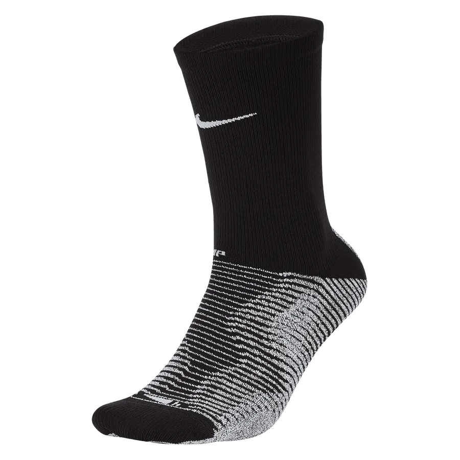 Nike Grip Strike Crew Socks Black-White (Front)