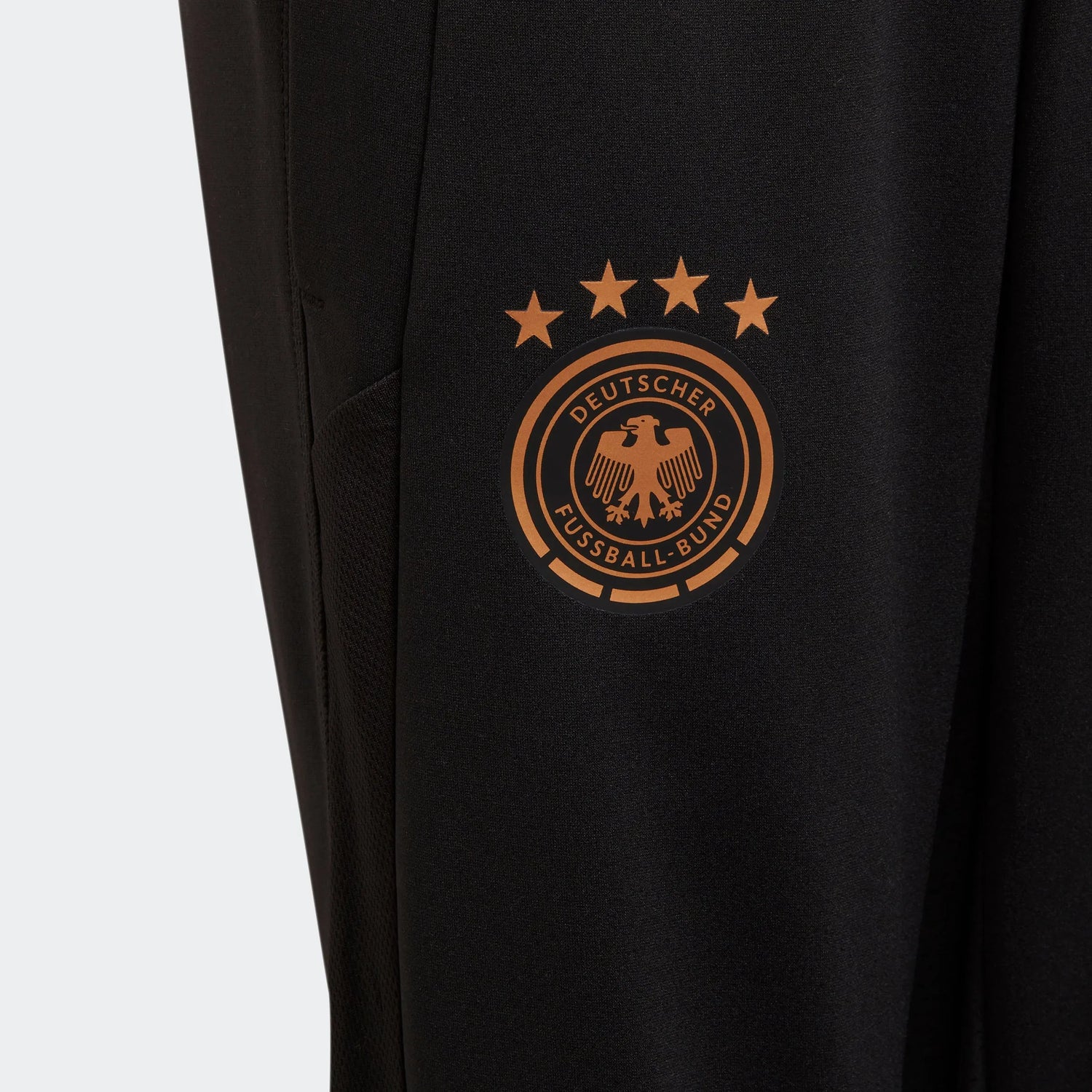 adidas 2022-23 Germany Youth Training Pants  - Black (Detail 1)