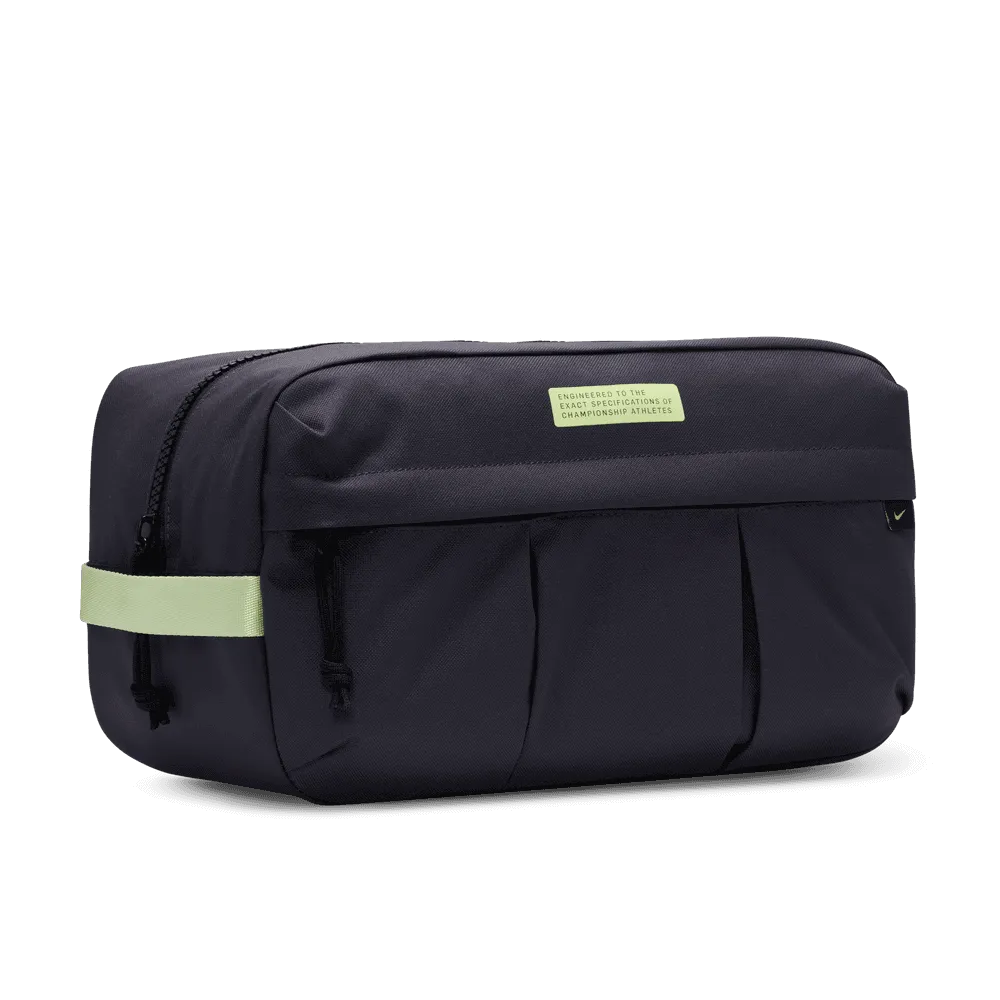 Nike Academy Shoe Bag - Grey - Volt (Side)