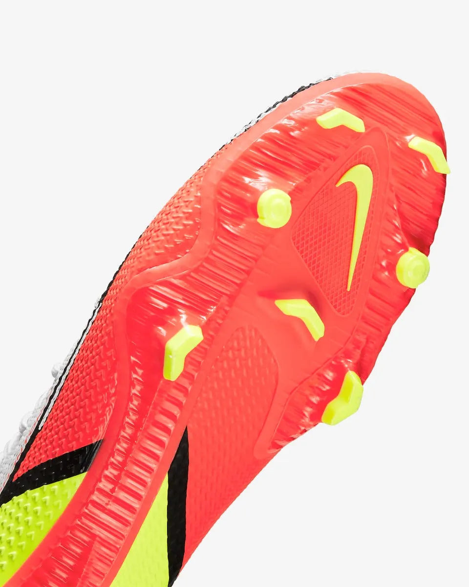 Nike Phantom GT2 PRO FG - White-Volt-Crimson (Detail 1)