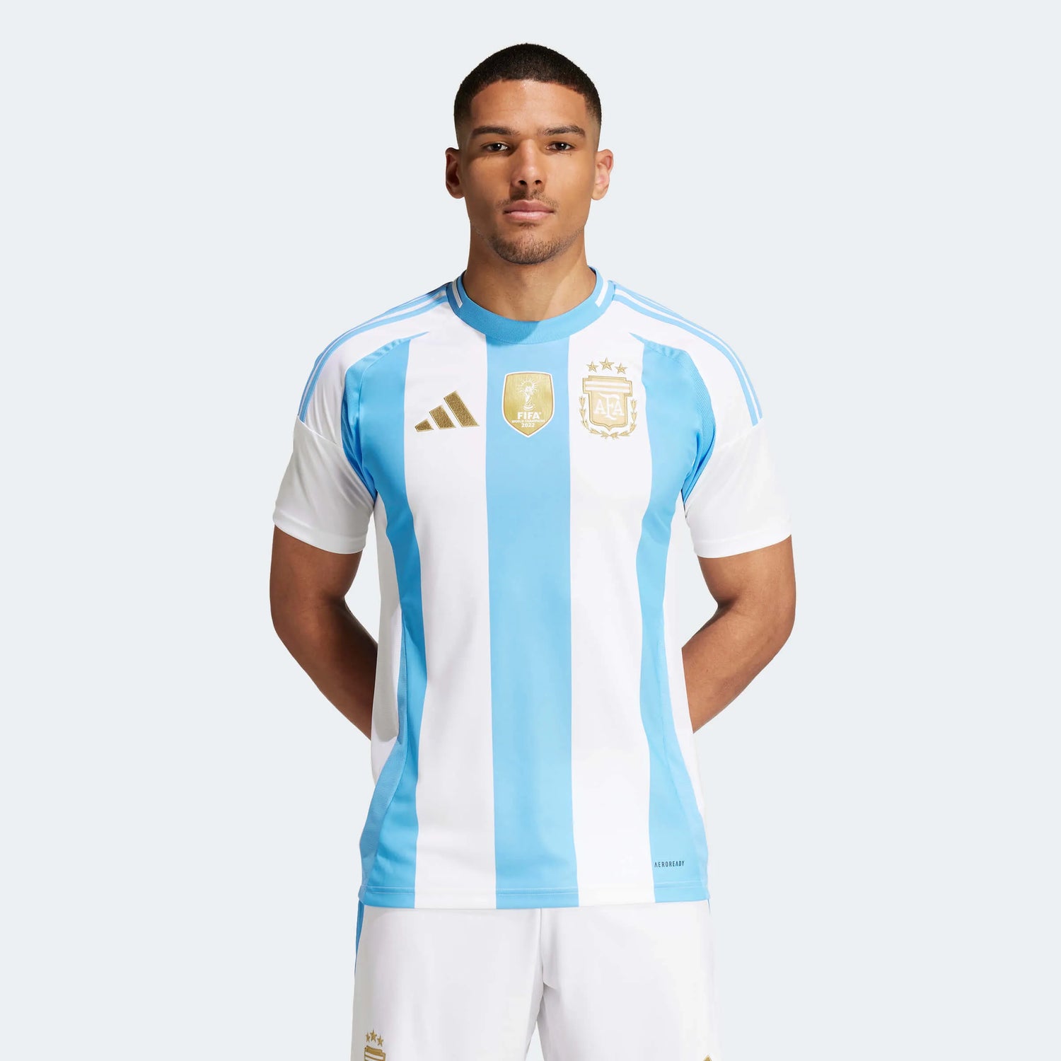 adidas 2024-25 Argetina Stadium Home Jersey (Model - Front)