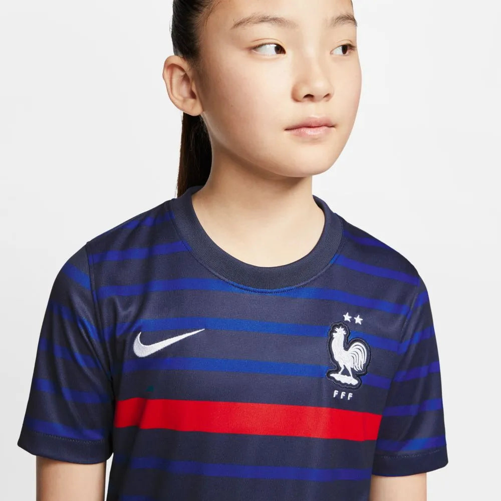 Nike 2020-21 France YOUTH Home Jersey - Blue-Red