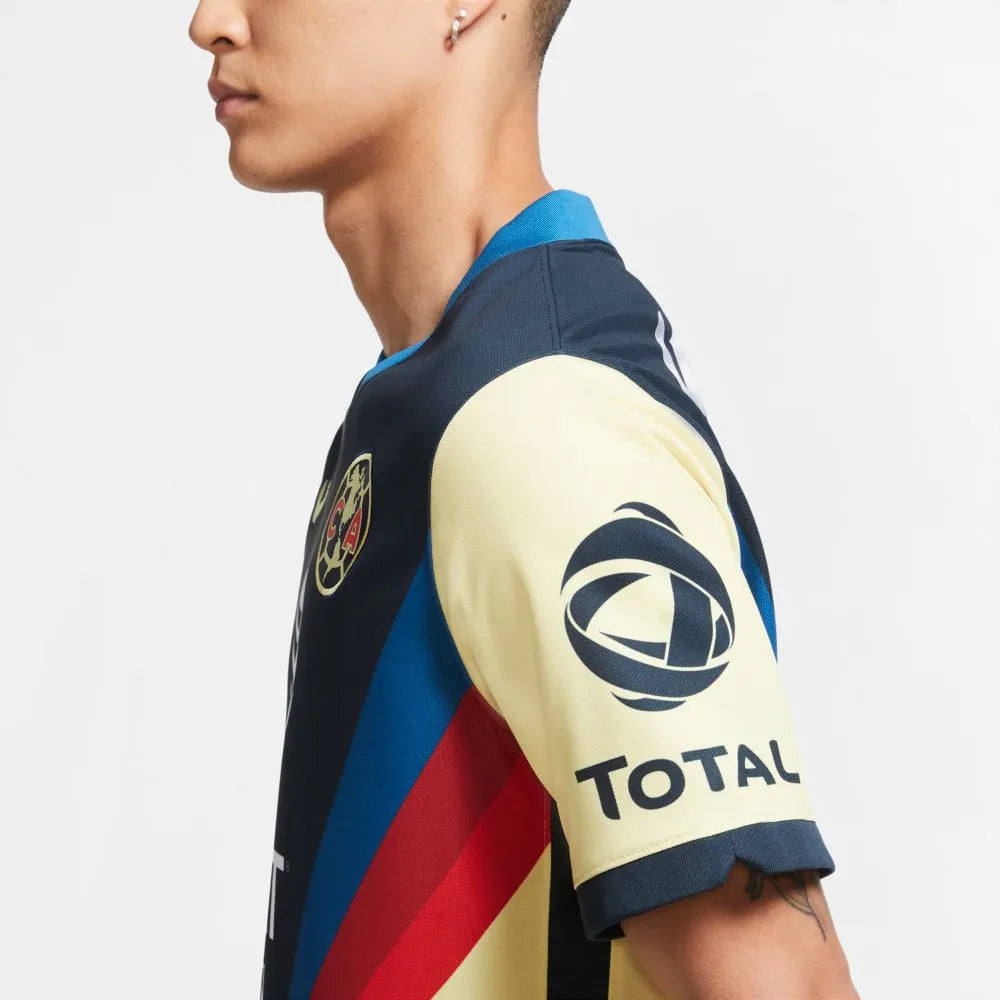 Nike Club America Home Jersey 2020-21 (Yellow - Navy)