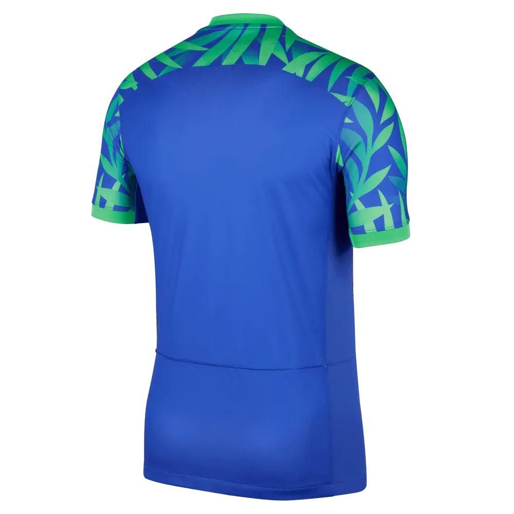 Nike 2023-24 Brazil Women's (Men's Cut) Stadium Away Jersey (Back)