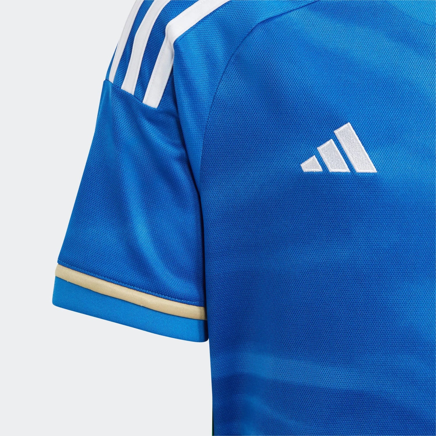 adidas 2023 Italy Youth Home Jersey - Blue (Detail 1)