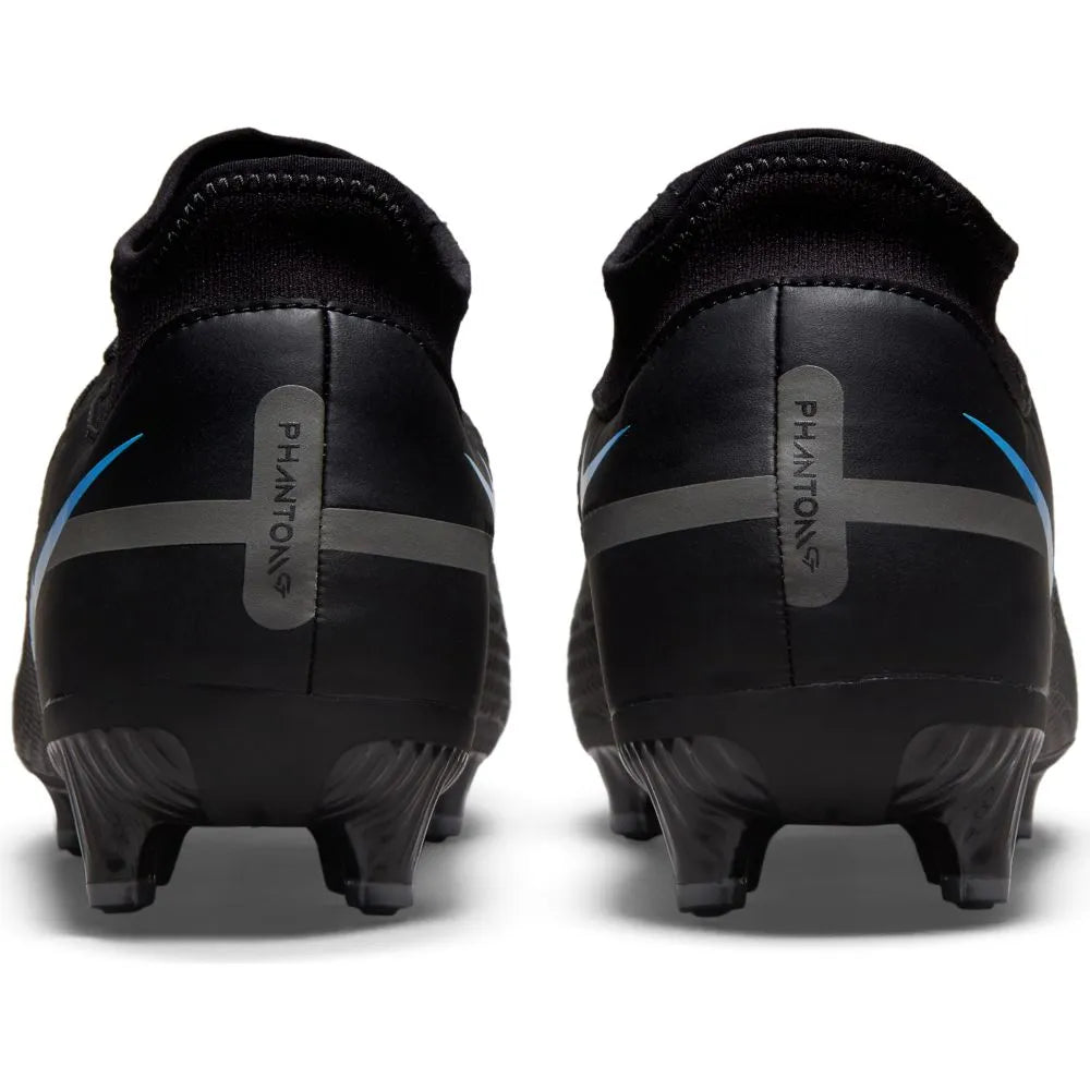 Nike Phantom Gt2 Academy DF FG-MG - Black-Blue (Pair - Back)