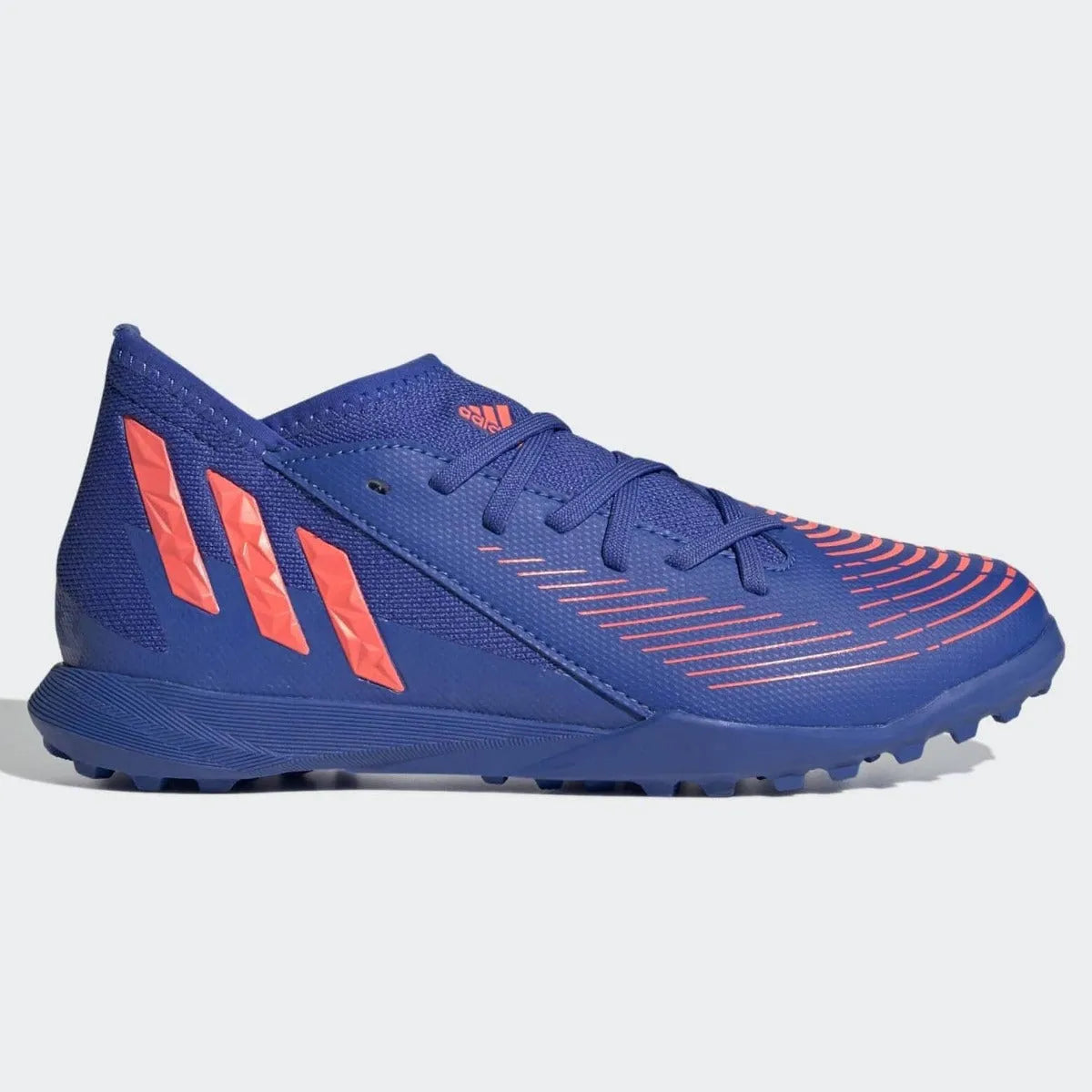 adidas JR Predator Edge .3 Turf - Hi Res Blue-Turbo (Side 1)